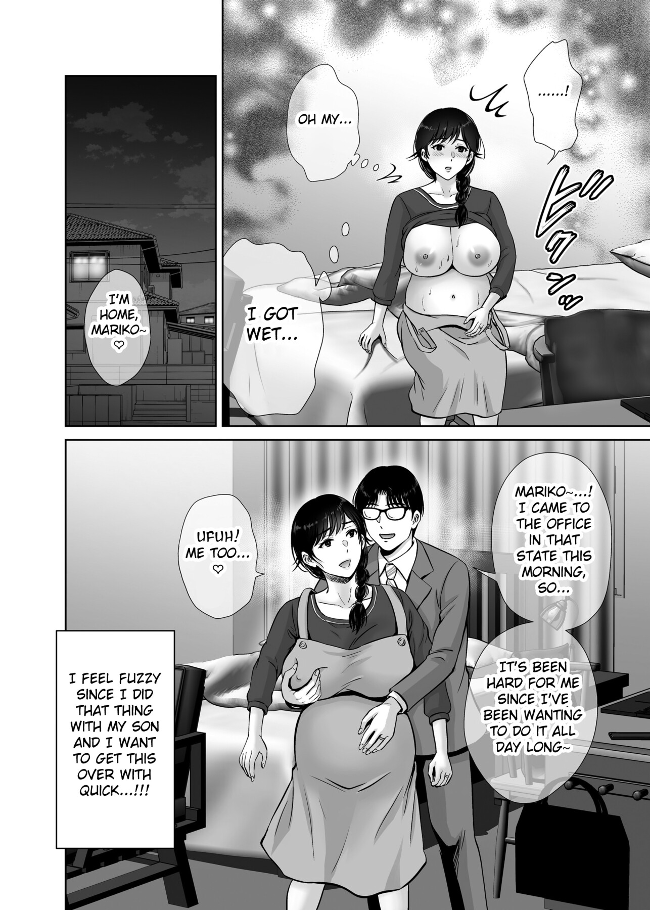 Hentai Manga Comic-The story of how my busty mother cums over and over again with an old man's raw dick right in front of me 2-Read-47
